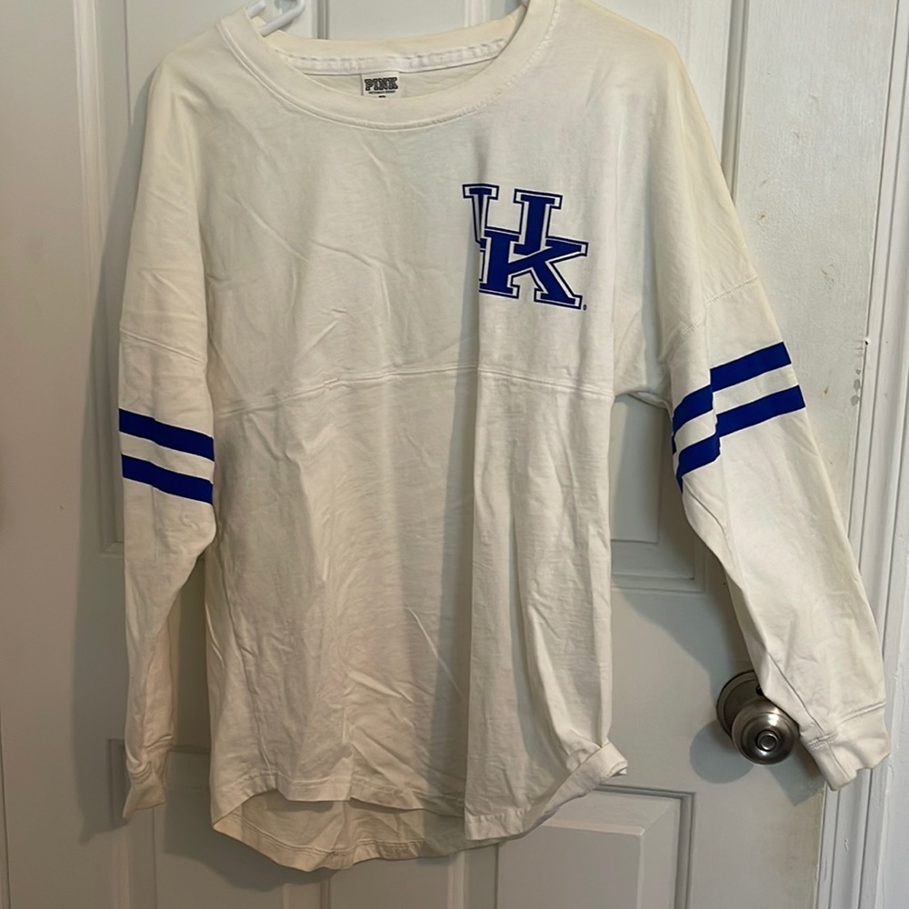 PINK UK university top